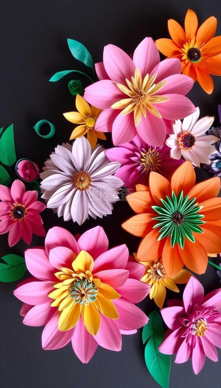 指尖绽放的缤纷 探索手工纸花与纸制品的创作世界