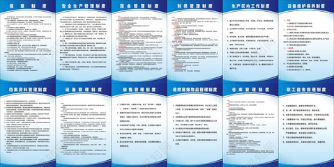 纸制品企业管理规章制度